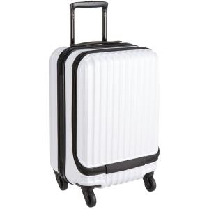 スーツケース ハードジッパースーツケース カーボンホワイト シフレ 付 ESC2051-47 30L 47 cm 3.3kg 保証付｜jjhouse
