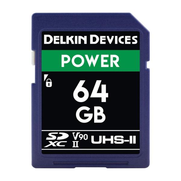 Delkin Devices 64GB POWER SDXC UHS-II (U3/V90) SDカ...