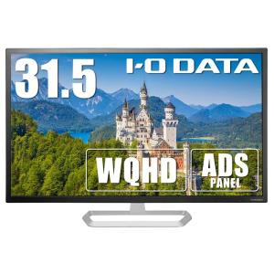 モニター IODATA 31.5インチ WQHD ADSパネル 非光沢 (HDMI×3/DisplayPort×1/スピーカー付/3年保証/