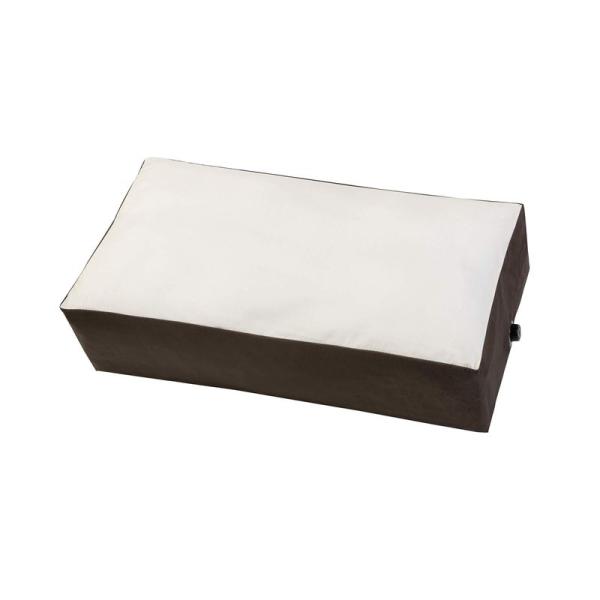 枕 フランスベッド正規品 ホワイト/ブラウン 58×30cm 「いびき対策快眠枕シリーズ サイレント...