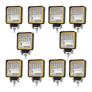 ワークライト 10台セット LED 作業灯 9v?60v 12V 24V 48V 60V 対応 63W 広角 投光器 車 防水 63W バッ｜jjhouse