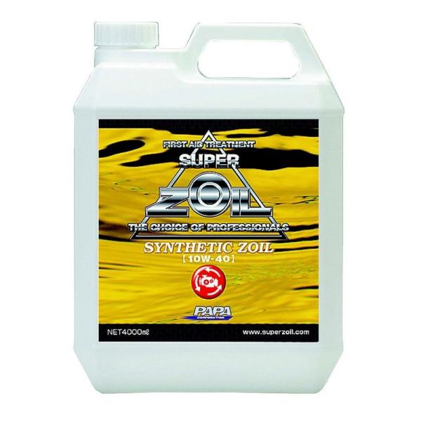 エンジンオイル スーパーゾイル SYNTHETIC ZOIL 10W40 4L SYZ4000