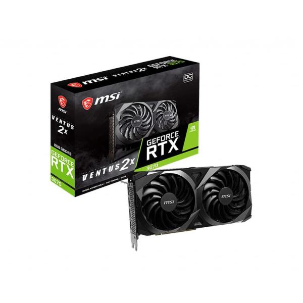 MSI GeForce RTX 3070 VENTUS 2X 8G OC LHR グラフィックスボー...