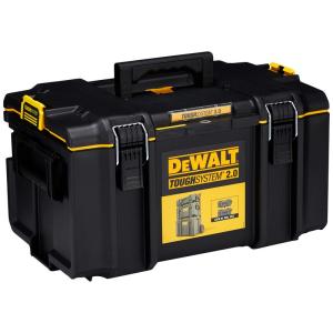 デウォルト(DeWALT) タフシステム2.0 システム収納BOX Mサイズ 工具箱 収納ケース ツールボックス DS300 積み重ね収納｜jjhouse