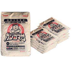 25ｋｇ入10袋セット 庭・ガーデニング用品 コケ カビ抑制仕様 自然土防草材「ガンコマサ」｜jjhouse