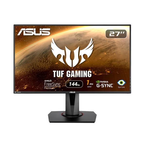 ディスプレイ 27インチ ASUS ゲーミングモニター VG278Q (1ms/144HZ/HDMI...