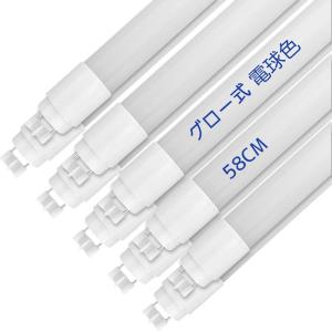 LED蛍光灯 20W形 58cm直管蛍光灯 グロー式工事不要 両側給電LEDランプ 9W 消費電力 高輝度 925lm 低発熱量 電球色 3｜jjhouse