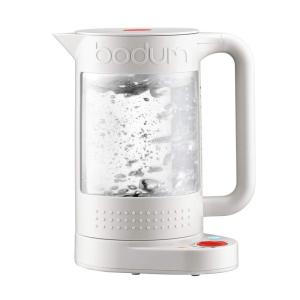 BODUM ボダム 電気ケトル 電気ポット BISTRO ビストロ 電気ケトル ダブルウォール 1.1L ホワイト 二重構造 温度調節 保温｜jjhouse