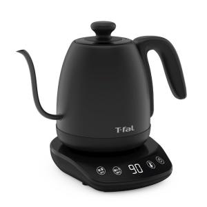 ティファール T-fal カフェ コントロール 1.0L KO9238JP 珈琲用8段階温度コントロール 電気ケトル 黒｜jjhouse