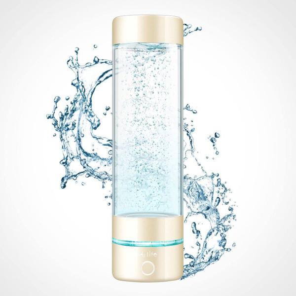 H2Life 水素水ボトル 水素水生成器 ポータブル水素水ボトル 超高濃度 水素水生成時間 ３分15...