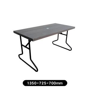 旭興進 人工木一体型ベンチテーブル1570 ABR aks-35387 W1500×D1380