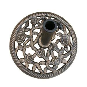 本格アンティーク調パラソルベース　ゴールド-43750　