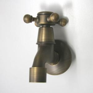 水栓 ガーデン用 蛇口 アンティーク調 スタンダード銅製