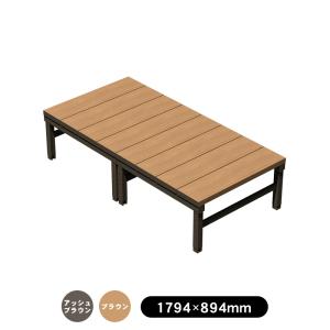 JJ PROHOME 人工木 アルミ 連結 デッキ T5型 9090【90×90cm】 DIY