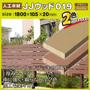 JJウッド019 人工木材 断面規格(105×2...の商品画像