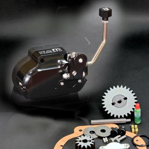 Billet6S-II forSoftail 2006年UP 【ブラックver】 　萬羽　バックギア...