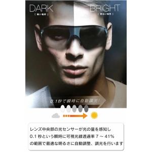 WICUE ウイキュー 0.1秒 瞬間調光 サングラス VR-1901 Gray/BLACK