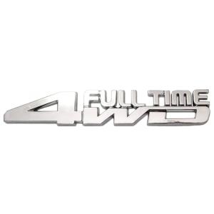 FULL TIME 4WD 3D プレート ステッカー エンブレム 紋章 車 自動車 マイカー 車用ステッカー シール 車シール 車用シール 車ステッカー｜jkcosme