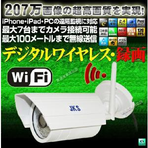 防犯カメラ 録画機能付き Wi-Fiネットワーク屋内IPカメラ JA−CA43