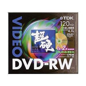 TDK 超硬DVD-RW録画用 1~2倍速対応 10mm厚ケース入り