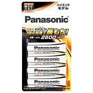 Panasonic 充電式EVOLTA 単3形 4本パック (ハイエンドモデル) BK-3HLC/4Bの商品画像