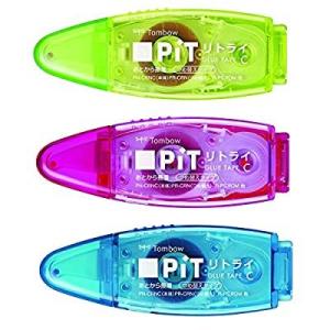 トンボ鉛筆 テープのり ピットリトライCN HPA-324X 3個
