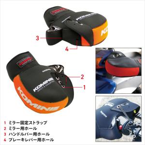 コミネ バイクウェア AK-021 ネオプレー...の詳細画像2