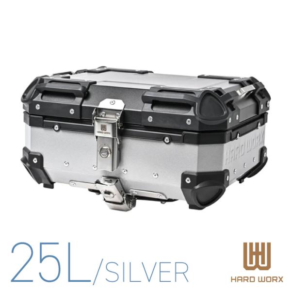 HXNE25S ハードワークス トップケース 25リットル シルバー HARD WORX 25L パ...