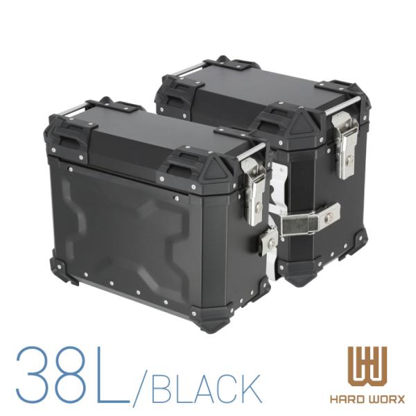HXS38B ハードワークス サイドケース ブラック 38リットル HARD WORX 38L パニ...