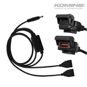 KOMINE 電熱ベスト 2XL ブラック 純正バッテリー2個付き 楽天市場】【公式】コミネ KOMINE EK-115 QC3.0 イノベーティブヒー