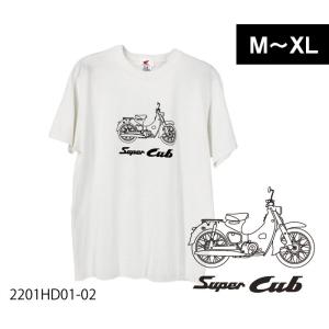 キャムショップ Tシャツ ホンダ スーパーカブ 昭和レトロ CAMSHOP 2201HD01-02