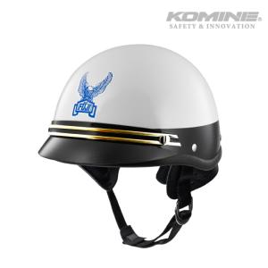 新品　KOMINE FUJI-300K ポリスヘルメット XL ショーティー 新品 KOMINE FUJI-300K ポリスヘルメット XL ショーティー
