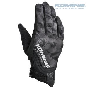 GK-237 コミネ プロテクトメッシュグローブ KOMINE ネオブラックカモ