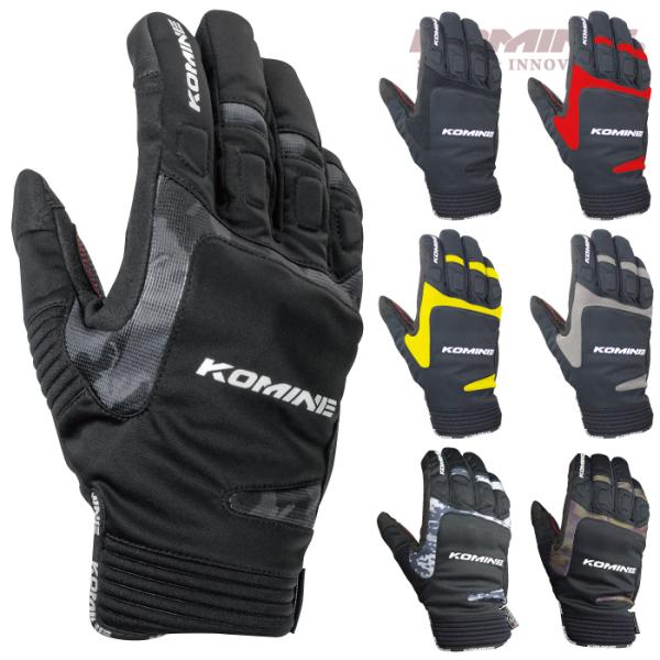 コミネ GK-801 ウインターグローブ-カルタゴ KOMINE 06-801 バイク グローブ 秋...