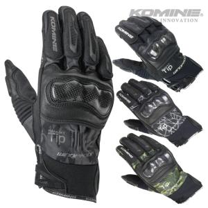 コミネ GK-821 カーボンプロテクトウインドプルーフグローブ KOMINE 06-821 バイクグローブ 防風