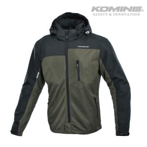 コミネ メッシュジャケット JK-114 OLIVE プロテクトメッシュパーカ-テン KOMINE 07-114 バイク CE規格パッド付  春夏｜jline