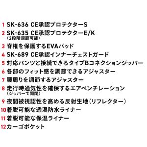 コミネ ジャケット JK-597 フルイヤージ...の詳細画像5