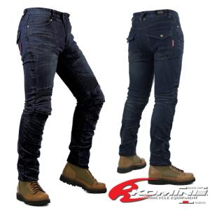 コミネ ライディングメッシュジーンズ WJ-740R ブラック 2XL