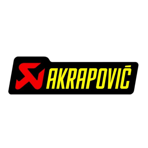 アクラポビッチ 耐熱サイレンサー ステッカー 100x29mm AKRAPOVIC P-HST12A...