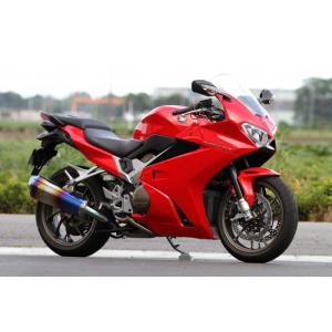 直送品 アールズギア ワイバン スリップオン クロスオーバル チタンドラッグブルー ホンダ VFR8...