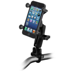ラムマウント Xグリップ＆U字クランプ スマートフォン用 テザー付 RAM MOUNTS RAM-B...