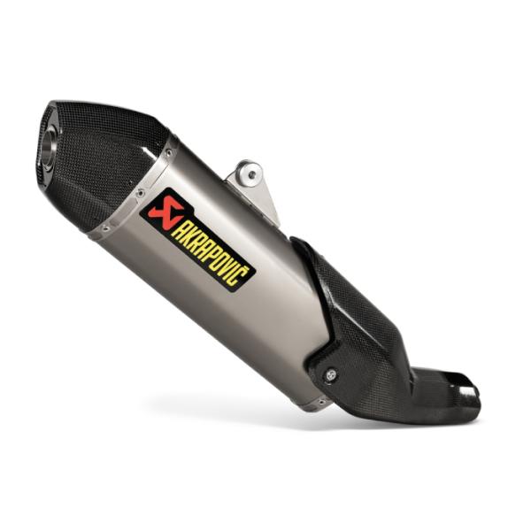 直送品 アクラポビッチ スリップオンライン チタン EC/ECE ドゥカティ DESERTX (22...