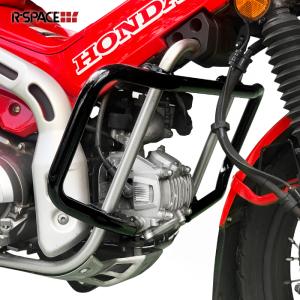 R-SPACE エンジンガード ブラック ホンダ CT125 JA55用 ハンターカブ HONDA アールスペース ENGINE GUARD｜jline