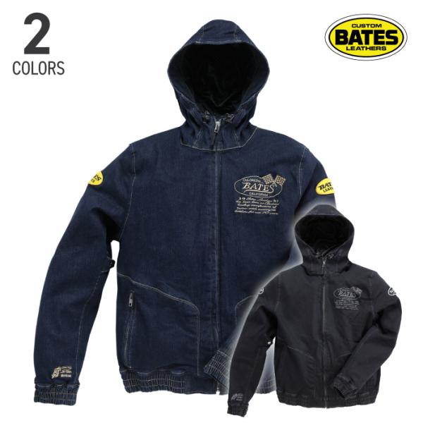 ベイツ SA-D2416P ストレッチデニムパーカ BATES バイク アメリカン 春夏