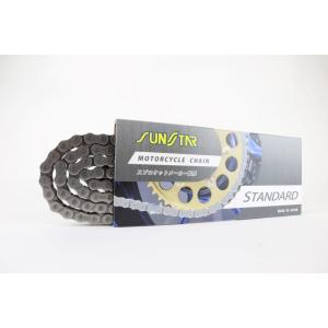 サンスター モーターサイクルチェーン スタンダード サイズ525 リンク数110 SUNSTAR S...