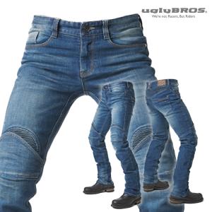 アグリブロス ショベル｜レギュラーフィット CE規格パッド付 uglyBROS MOTO PANTS SHOVEL メンズ バイク ジーンズ｜jline