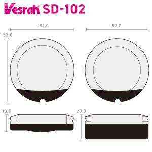 Vesrah ベスラ ZD-9031CT シンタードメタルスポーツパッド バイク