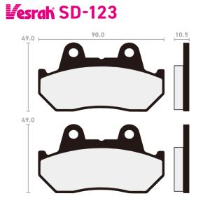 Z1、Z2系用F6穴 両面 10溝 トレンチカット済 ブレーキローター 2枚