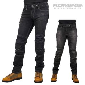 コミネ ジーンズ WJ-737S KOMINE 07-737 バイク パンツ ストレッチ スキニー デニム CE規格パッド付｜jline