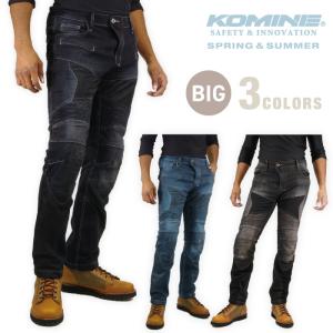 コミネ WJ-739S スーパーフィット プロテクトメッシュジーンズ 2017春夏モデル KOMINE 07-739 バイクジーンズ CE規格パッド付